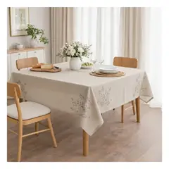 SALA FABULOSA - Mantel de mesa- Diseño Flor Blanca