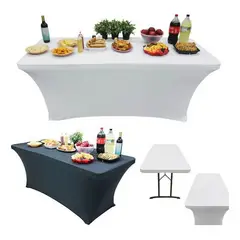 U BUY - Funda  De Mantel Tela   Spandex 180*75*75 Cm Evento  6 Ft