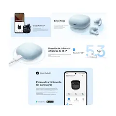 XIAOMI - Audífonos Redmi Buds 6 Lite Bluetooth 5.3 con Cancelación de Ruido ANC Negro