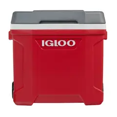 IGLOO - Cooler con ruedas 30 qt Roller - Rojo