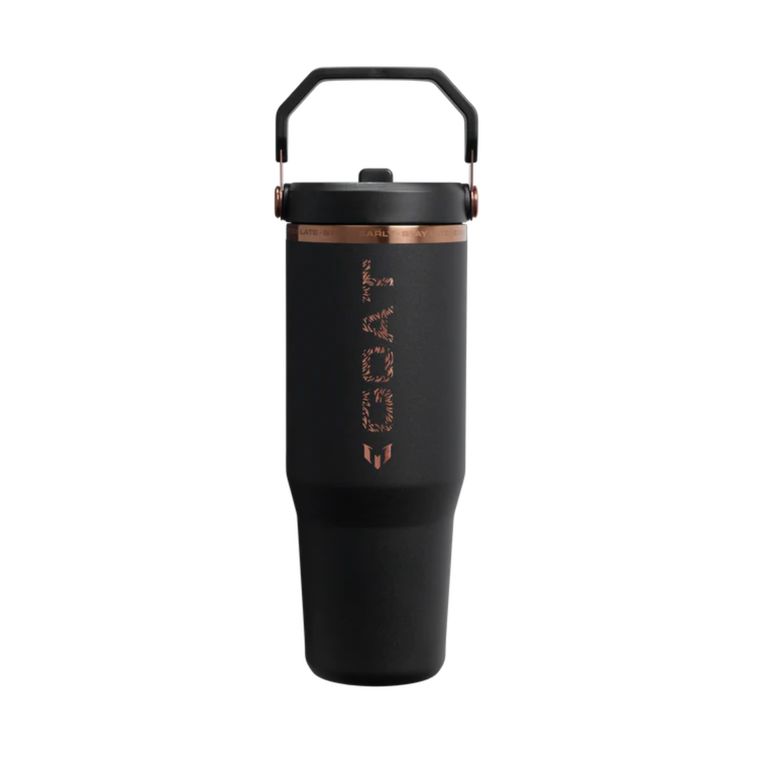 The Messi x Stanley IceFlow Flip Straw Tumbler 30 OZ