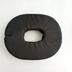 GENERICO - Rodete cojin viscoelastico y gel para coxis negro