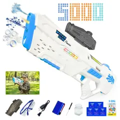 GENERICO - Lanzador de agua eléctrica automática con luces led 3 en 1 azul