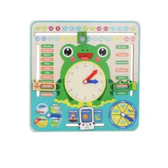 GENERICO - Juego Didáctico Calendario y Reloj de Ranita