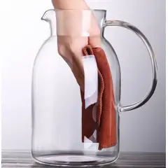 GENERICO - Jarra Moderna con Tapa de acero 1.9 L