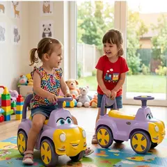 GENERICO - CARRITO BUGGIE DE ARRASTE PARA NIÑAS MORADO