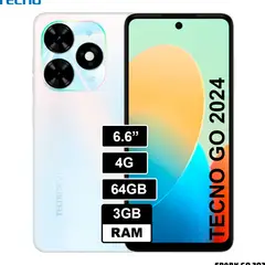 TECNO MOBILE - Smartphone Tecno Go 2024 3GB 64GB BLANCO