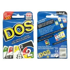MATTEL - Juego de Mesa DOS - Juego de Cartas