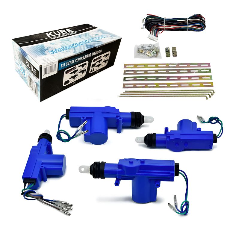Kit Cierre Centralizado KUBE Auto 12V Fácil Instalación y Seguridad
