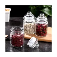 GENERICO - FRASCO DE VIDRIO CON TAPA DE 1020 ML