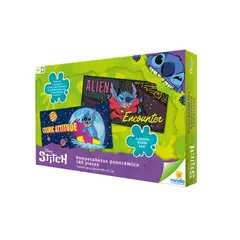 DISNEY CLASICOS - ROMPECABEZAS RONDA STITCH DISNEY PANORÁMICO DE 180 PIEZAS