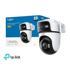 TP LINK - Cámara Seguridad Tp-Link Tapo C545D 2K 3MP Doble lente 2k + 2k Detección IA Vehículos