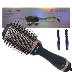 GENERICO - Cepillo Alisador Secador Electrico DALING Profesional