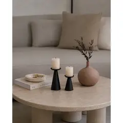 LAR DANIELSEN - Set de 3 Candelabros minimalista negros - Kono