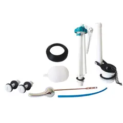 C AND A TOOLS - Accesorio Completo Para Tanque Bajo Boya Blanca Con Perno PVC C&A