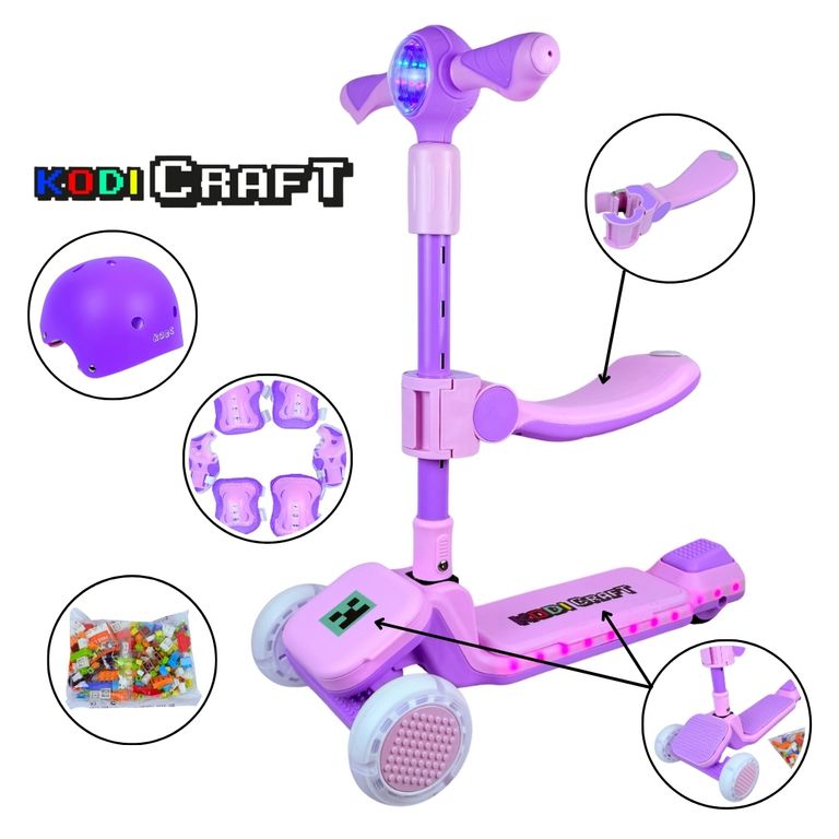 SCOOTER DE NIÑOS CRAFT - LILA - ROSADO