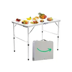 CUTE - MESA PLEGABLE PORTÁTIL DE CAMPING CON SILLAS