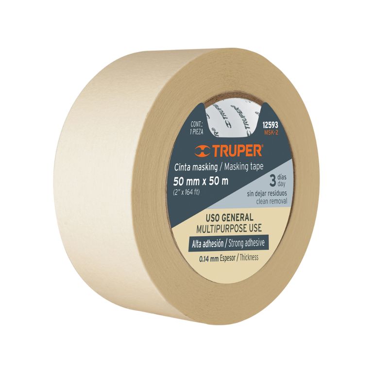 Cinta Masking Tape De 2" X 50 M Truper MSK-2