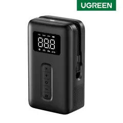 UGREEN - Inflador Eléctrico UGREEN Potencia 74w Pantalla LCD Linterna LED Batería 2500MAH