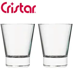 CRISTAR - Set de Vasos Pisco Sour Vidrio 6 Piezas 12 Oz Capacidad