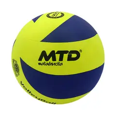 MTD - PELOTA DE VÓLEY TALLA 5 PU PREMIUM MT-860 MTD NEON -AZUL