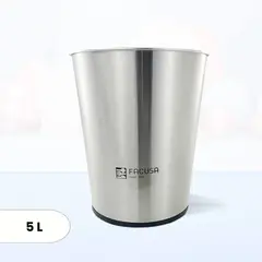 GENERICO - Papelera de Acero Inox Business Facusa 5 Litros