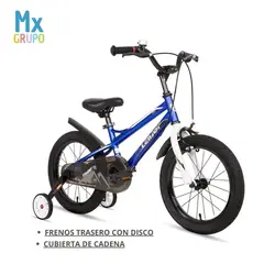 GENERICO - BICICLETA PARA NIÑOS COLOR AZUL