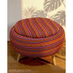 GENERICO - Puff Roda Eco Andino  Asiento Artesanal