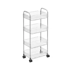 GENERICO - Estante Organizador De 4 Niveles Para Cocina/baño TRANSPARENTE
