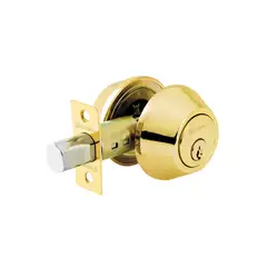 HERMEX - Chapa Cerrojo Cilindrico Laton Brillante 23610 Hermex