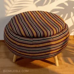 GENERICO - Puff Roda Eco Andino  Asiento