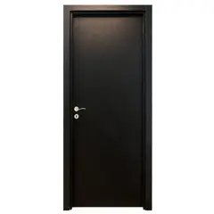 GENERICO - Puerta de Melamina Casatto Interior - 100 x 210 cm - Roble Negro