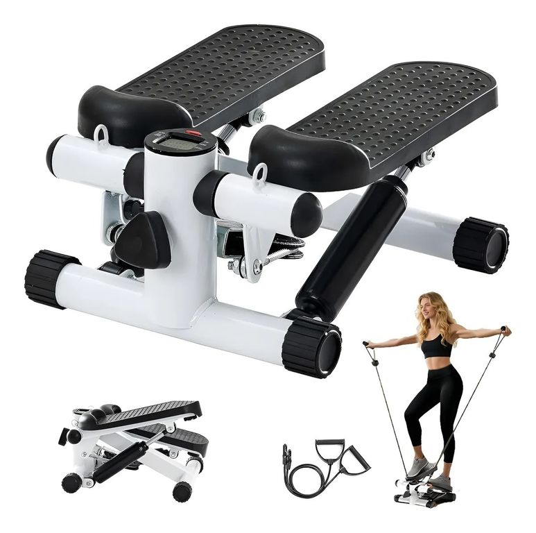 Mini Maquina Escaladora Ejercicios Stepper Bandas Elásticas