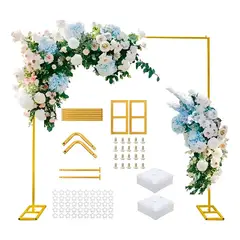 EVERSO - Base Estructura Para Arco De Globos Completo 2 X 2 Metros