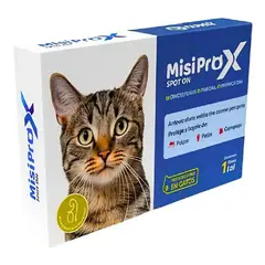 GENERICO - Pipeta Antiparasitario solo para Gatos - MISIPROX