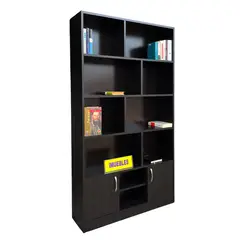 TEMEL - Librero De Melamina, Estante De Melamina, Biblioteca 1 Metro