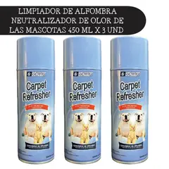SCHUBERT - LIMPIADOR DE ALFOMBRAS X3 UND NEUTRALIZADOR DE OLOR SCHUBERT 450 ML – ADIÓS OLORES DE MASCOTAS