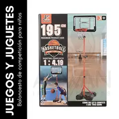 GENERICO - Aro de Baloncesto Infantil con Parante