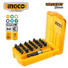 INGCO TOOLS - AKSD68303 SET 30 PUNTAS DE IMPACTO + EXTENSION