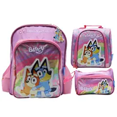CHILDRENS CLUB - Pack Escolar Mochila Bluey Bingo Rosado Nido