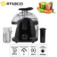 IMACO - Extractor de Jugos CP4830 550ml 300W 2 velocidades