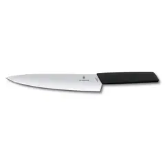 VICTORINOX - Cuchillo para trinchar Swiss Modern color negro Hoja 22 cm