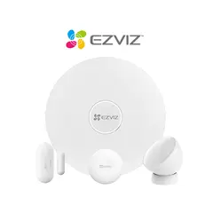 Ezviz - Kit Sensores Inalámbrico Ezviz CS-Tx A3 Hub Central Sensor Contacto Movimiento Botón Emergencia