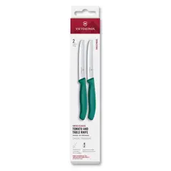 Victorinox - Set de Cuchillo para tomate y de mesa Swiss Verde Classic 2 piezas Victorinox