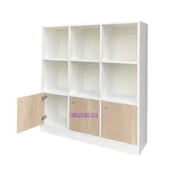 TEMEL - Mueble Organizador Escolar Librero estante Melamina 18MM