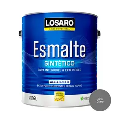 LOSARO - Esmalte Sintético color Gris Claro x 1 Gl.