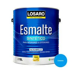 LOSARO - Esmalte Sintético color Celeste x 1 Gl.