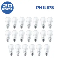 PHILIPS - Pack 20 Focos LED 13W Luz Blanca Philips EcoHome E27 6500K