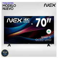 NEX - Televisor QLED 70 4K ULTRA HD ANDROID TV TVQLED70S