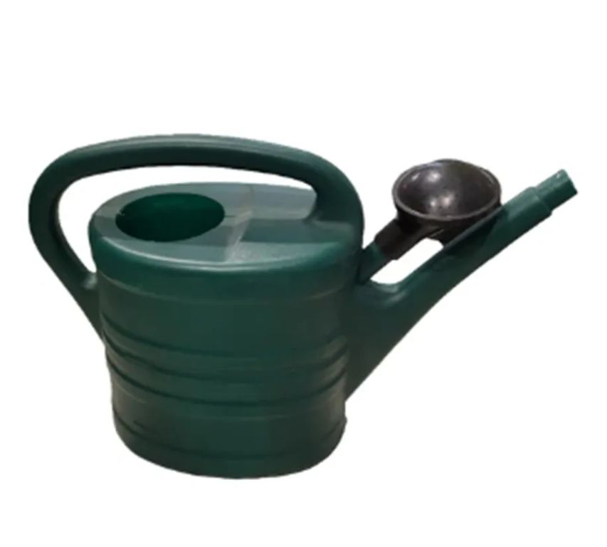REGADERA DE 3L PLÁSTICO COLOR VERDE MOD CEDRO CON ROCIADOR PARA JARDINERÍA. PLASTIMACETA LÍN CLÁSICA